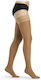 Sigvaris Delilah Thigh High Graduated Compression Socks With Silicone 12-18 mmHg 140 Den Caramel