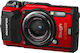Olympus Tough TG-5 Compact Camera 12MP 4x Optical Zoom with 3" Display 4K UHD Red