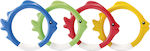 Intex Играчка за Басейн Надуваеми играчки за басейн - Комплект от 4 броя подводни рибни пръстени