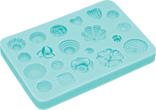 Kitchen Craft No Coating Silicone Chocolates 20 Cups Baking Pan Sweetly Does It Rosettes 10.5x7cm