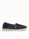 Women's Suede Espadrilles Navy Blue