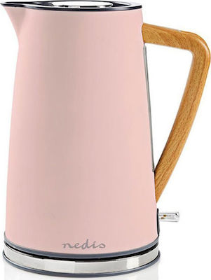 Nedis Kettle 1.7lt 2200W Pink