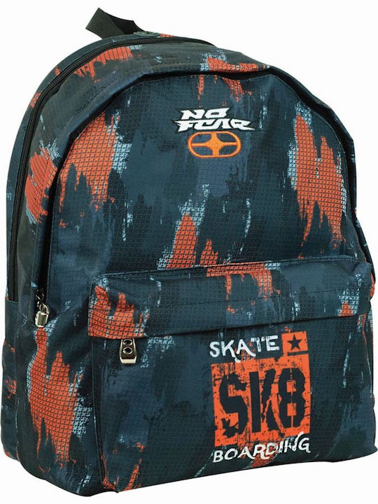 No Fear SK8 Schulranzen Rucksack Junior High-High School in Blau Farbe