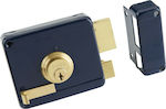 Domus Κουτιαστή Κλειδαριά με Αντίκρυσμα Δεξιά σε Μπλε Χρώμα 96250R