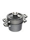AMT Gastroguss 1220 Βαθιά Κατσαρόλα από Αλουμίνιο Ατμού 20cm