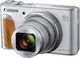 Canon PowerShot SX740 HS Compact Aparat Foto 20.3MP Cu Zoom Optic 40x cu Ecran 3" și Rezoluție Video 1920 x 1080 pixeli Argint
