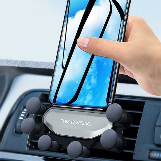 Autoline Вентилационен отвор Поставка за Мобилен Телефон 4.7" - 6.8" Черна Autoline Вентилационен отвор Поставка за Мобилен Телефон 4.7" - 6.8" Черна
