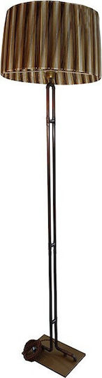 DITS Lighting Floor Lamp H170xW40cm. with Socket for Bulb E27 Copper