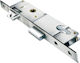 Domus Recessed Lock Front door Recessed Locks with Center 35mm Silver Left