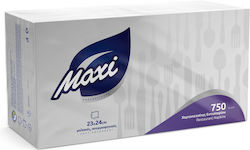 Maxi Napkin 1-Ply White 24x23cm 750pcs