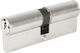 Domus Κύλινδρος Κλειδαριάς 100mm (30-70) Ασημί