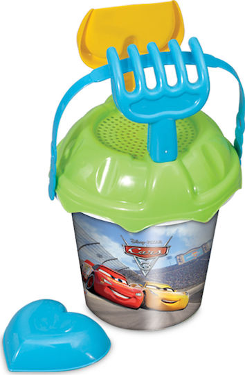 John Disney Cars Σετ Κουβαδάκι Παραλίας με Αξεσουάρ από Πλαστικό