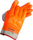 Galaxy Draco Waterproof Gloves for Work Orange PVC 67991 Oil