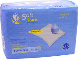 Bournas Medicals SoftCare Υποσέντονα Ακράτειας 60x90cm 15τμχ