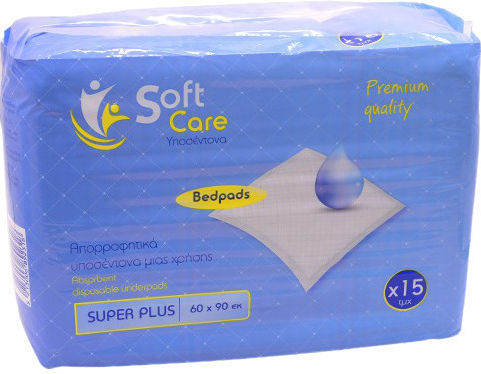 Bournas Medicals SoftCare Υποσέντονα Ακράτειας 60x90cm 15τμχ