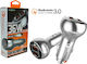 Moxom KC-13 Car Charger 36W 3A Fast Charging with Ports 2xUSB with Micro-USB Cable