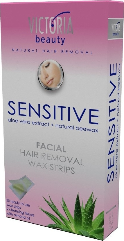 Victoria Beauty Sensitive Facial Hair Removal Wax Strips 20 Skroutz gr