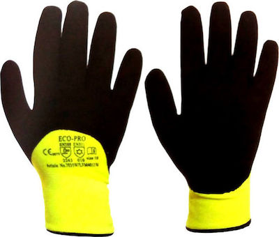 Ecopro Safety Glofe Latex Cold-Resistant Yellow