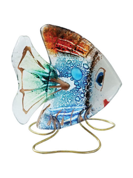 Marhome Decorative Fish made of Glass 10.5x6x12cm