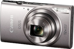 Canon Ixus 285 HS 20.2MP Full HD (1080p) Οπτικό Ζουμ 12x Silver Ασημί
