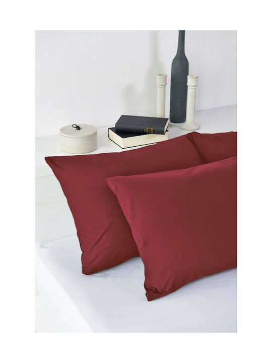 Living Home Fine Μαξιλαροθήκη Burgund 649 50x70εκ.