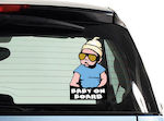 Boy Baby on Board Car Sign Μπλε Sticker No1