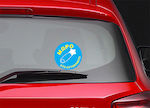 Boy Baby on Board Car Sign Μπλε Sticker No 44