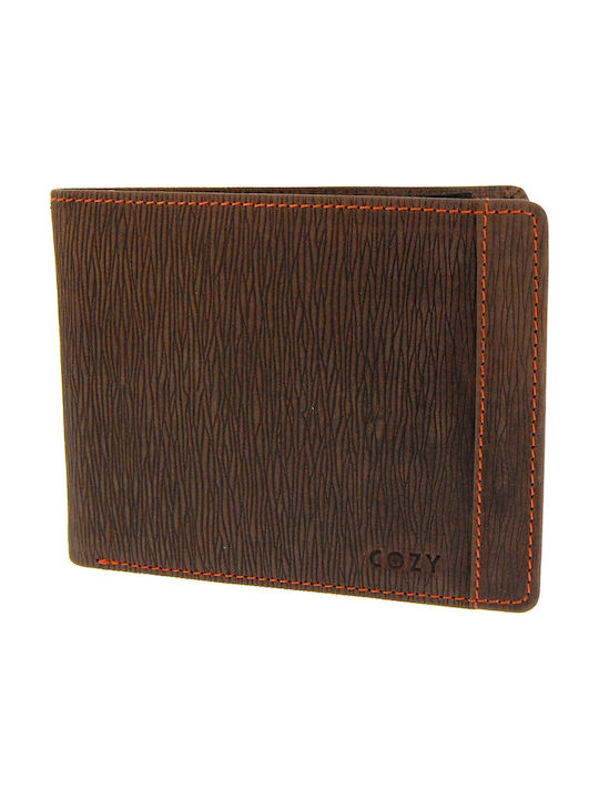 Cozy Oily Cow 4233A Men's Leather Wallet Brown