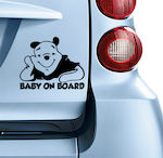 Boy / Girl Baby on Board Car Sign Μαύρο Sticker No 107