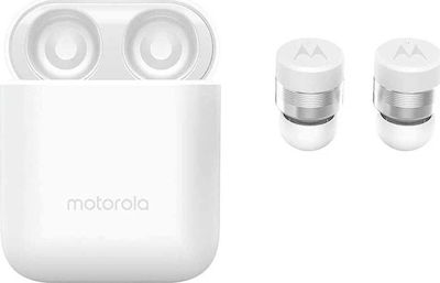 Motorola Vervebuds 110 Bluetooth Handsfree Ακουστικά με Αντοχή στον Ιδρώτα και Θήκη Φόρτισης Λευκά