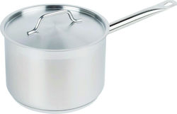 Διανομική Stainless Sauce Pan Capacity 4lt with Diameter 20cm and Height 13cm.