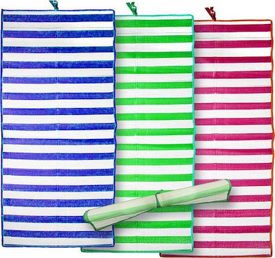 Summertiempo 42-335 Plastic Beach Mat Green 180x60cm