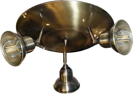 DITS Lighting Dits Lighting Dreifach Spot mit Fassung E27 in Bronze Farbe