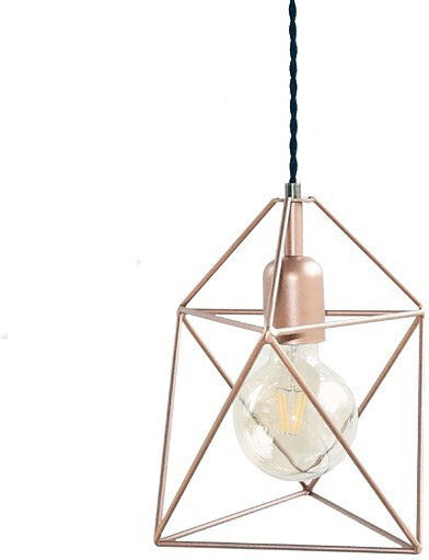 DITS Lighting Dits Lighting Pendant Light Rose Gold with Socket E27