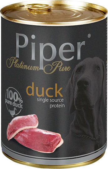 Dolina Noteci Piper Platinum Pure Υγρή Τροφή Σκύλων σε Κονσέρβα Διαίτης με Πάπια 400gr