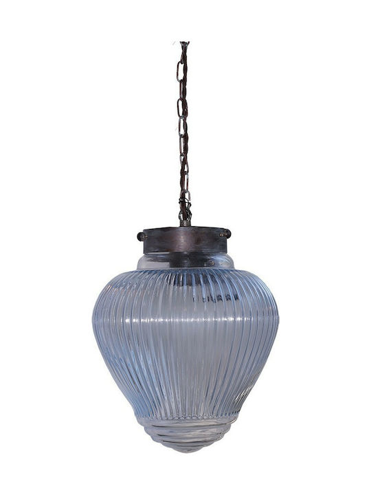 DITS Lighting Dits Lighting Pendant Light Blue with Socket E27