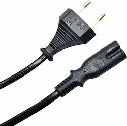 Powertech Euro - IEC C7 Cable 1.5m Black (CAB-P021)