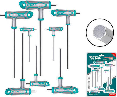 Total Allen-Schlüssel-Set mit 8 Schlüsseln