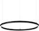 Ideal Lux Oracle Slim Pendant Light LED with Warm White Light Black