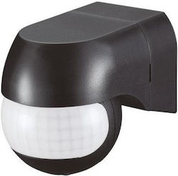 Eurolamp Senzor de Mișcare 800W 4A IP44 Unghi de vizualizare 180° în Culoarea Negru 147-02000