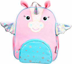 Zoocchini Unicorn School Bag Backpack Kindergarten in Orange color