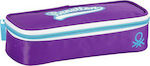 Benetton Fabric Pencil Case Safta with 1 Compartment Purple