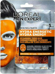 L'Oreal Paris Men Expert Hydra Energetic Tissue Face Moisturizing Mask 30gr