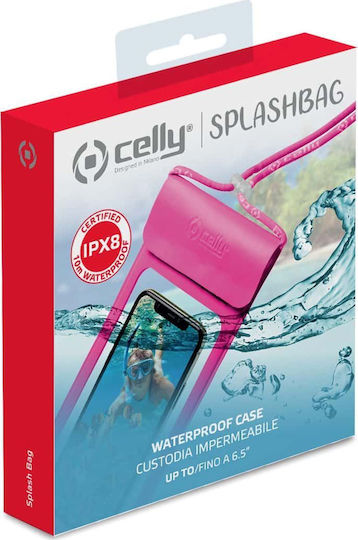 Celly Waterproof Waterproof up to 6.5" Pink