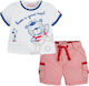 Mayoral Kids Set with Shorts Summer 2pcs White