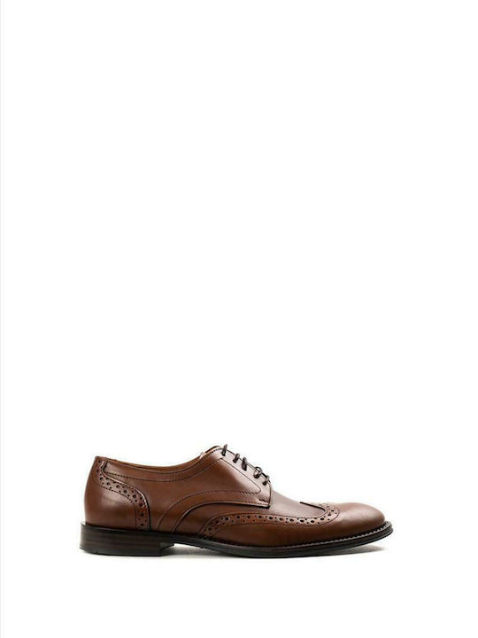 Herren Leder Schnürschuhe ZAKRO COLLECTION 2091 023 COGNAC