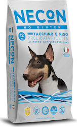 Necon No Gluten 3kg Dry Food for Dogs Gluten Free with Turkey and Rice