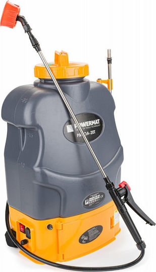 Powermat 12 V Rückenspritze 12V mit Batterie 15Ah mit Kapazität 20Es 4.5bar