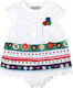 Boboli Kids Dress Short Sleeve White