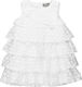 Boboli Kids Dress Sleeveless White